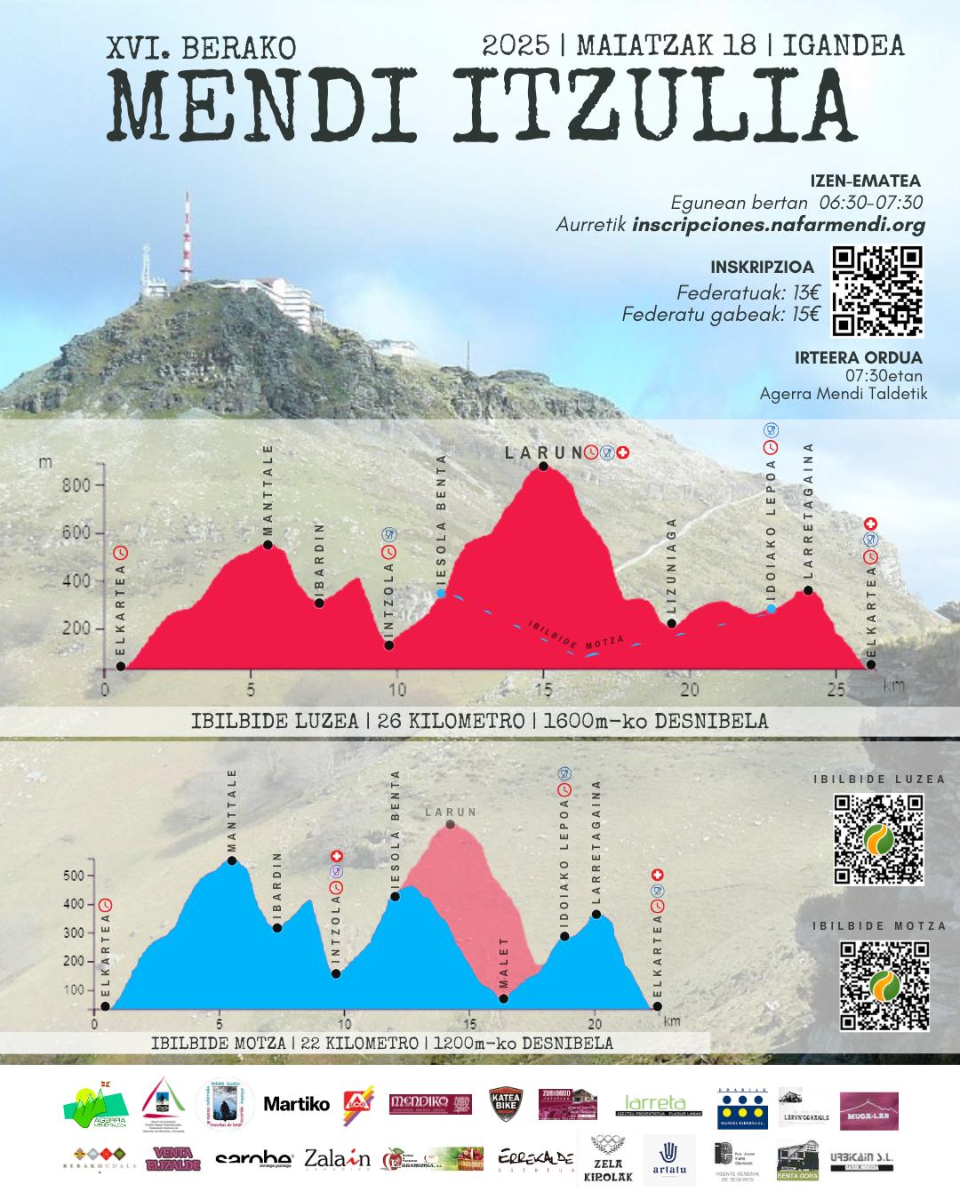 XVI. BERAKO MENDI ITZULIA